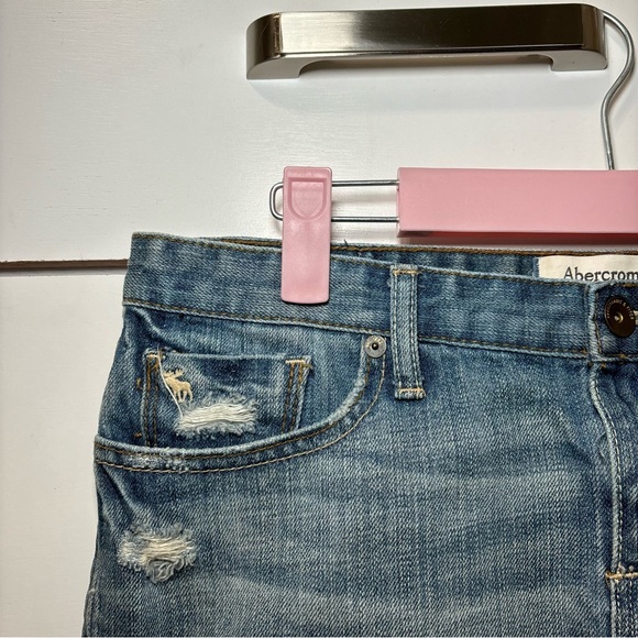Abercrombie Y2K Micro Denim Mini Skirt - Picture 3 of 6